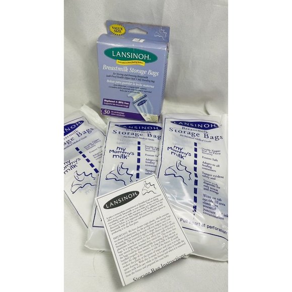 Lansinoh Breastmilk Storage Bags 75 Pre Sterilized Bags For Storing And Freezing - Picture 14 of 14